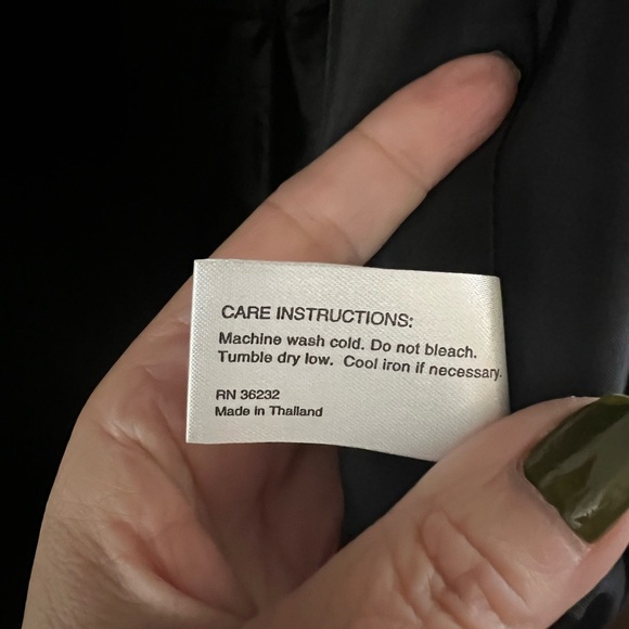 Gallery-Black, Single Breasted Button Down Water Repellent Maxi Trench Coat. - Picture 12 of 14